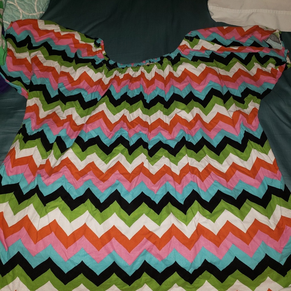 Handmade chevron top